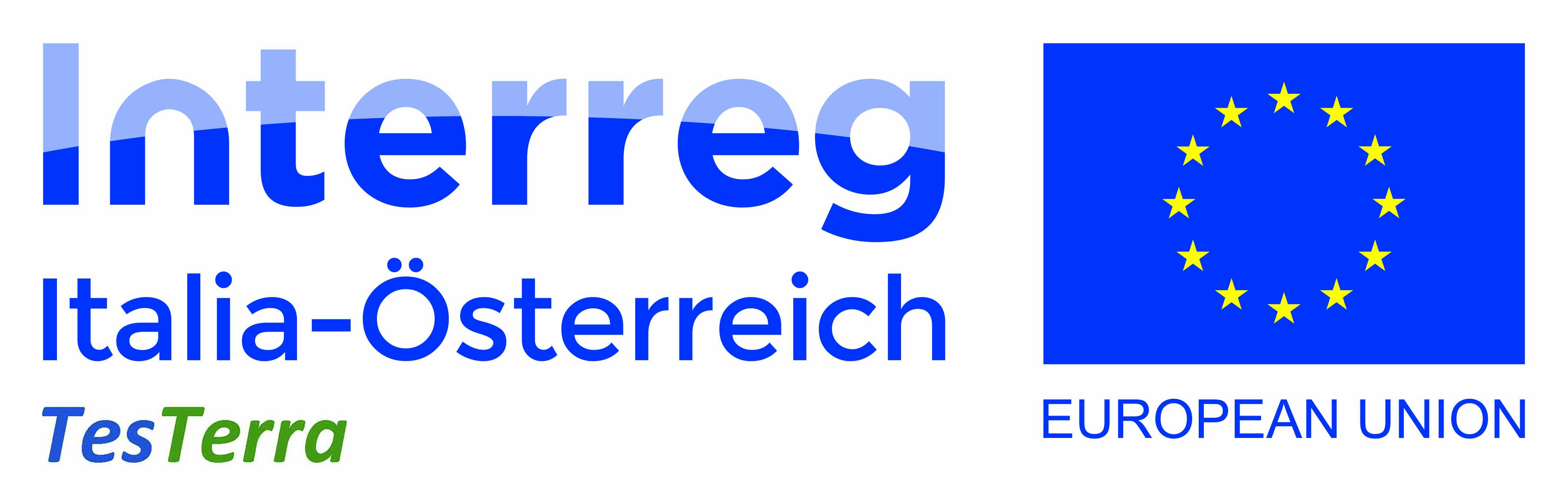 Logo Interreg e Scritta TesTerra