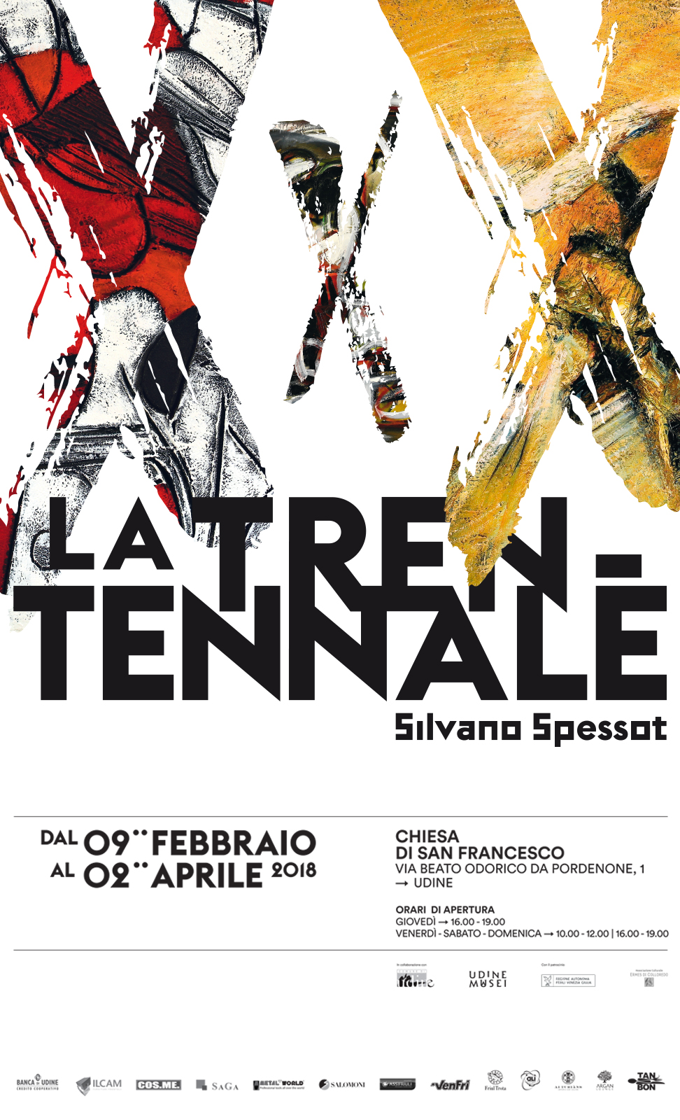 La locandina della mostra di Silvano Spessot