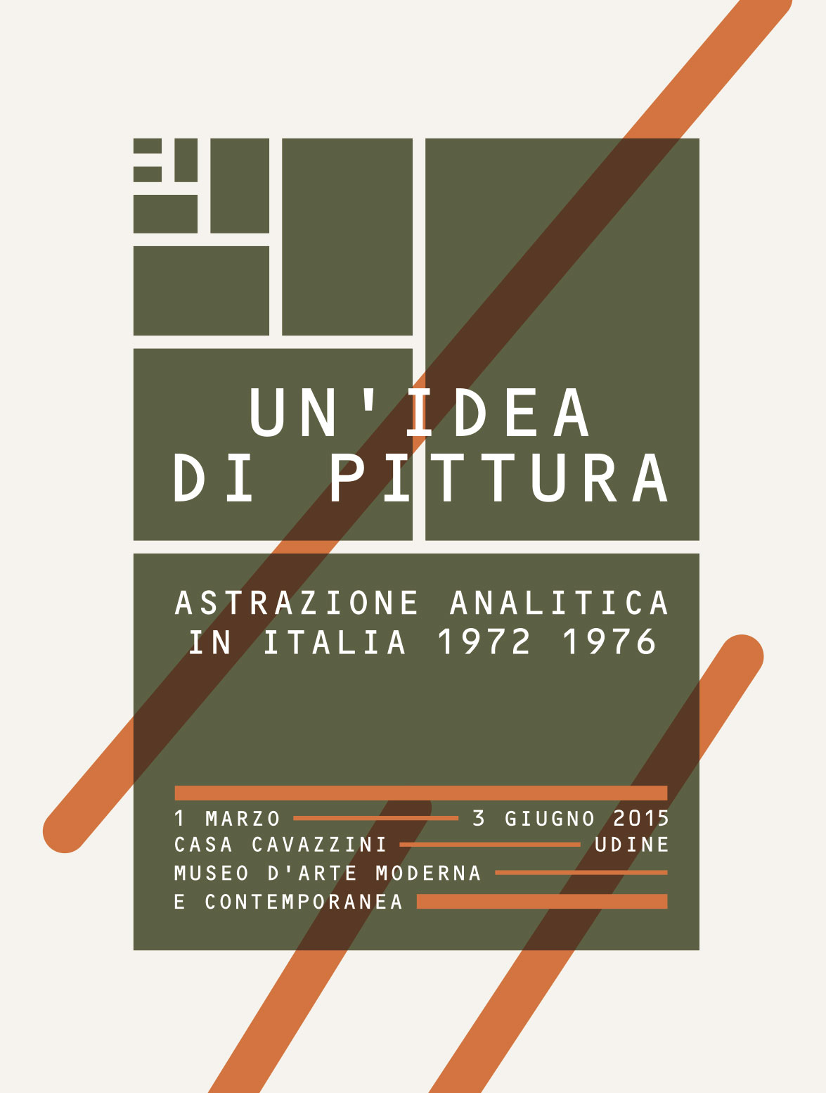 Immagine mostra Un’idea di Pittura. Astrazione Analitica in Italia 1972-1976