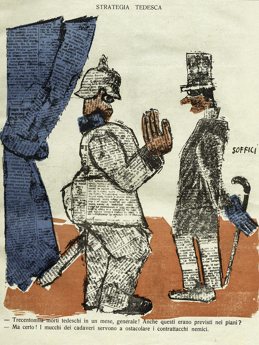 Un'illustrazione di Ardengo Soffici in mostra 