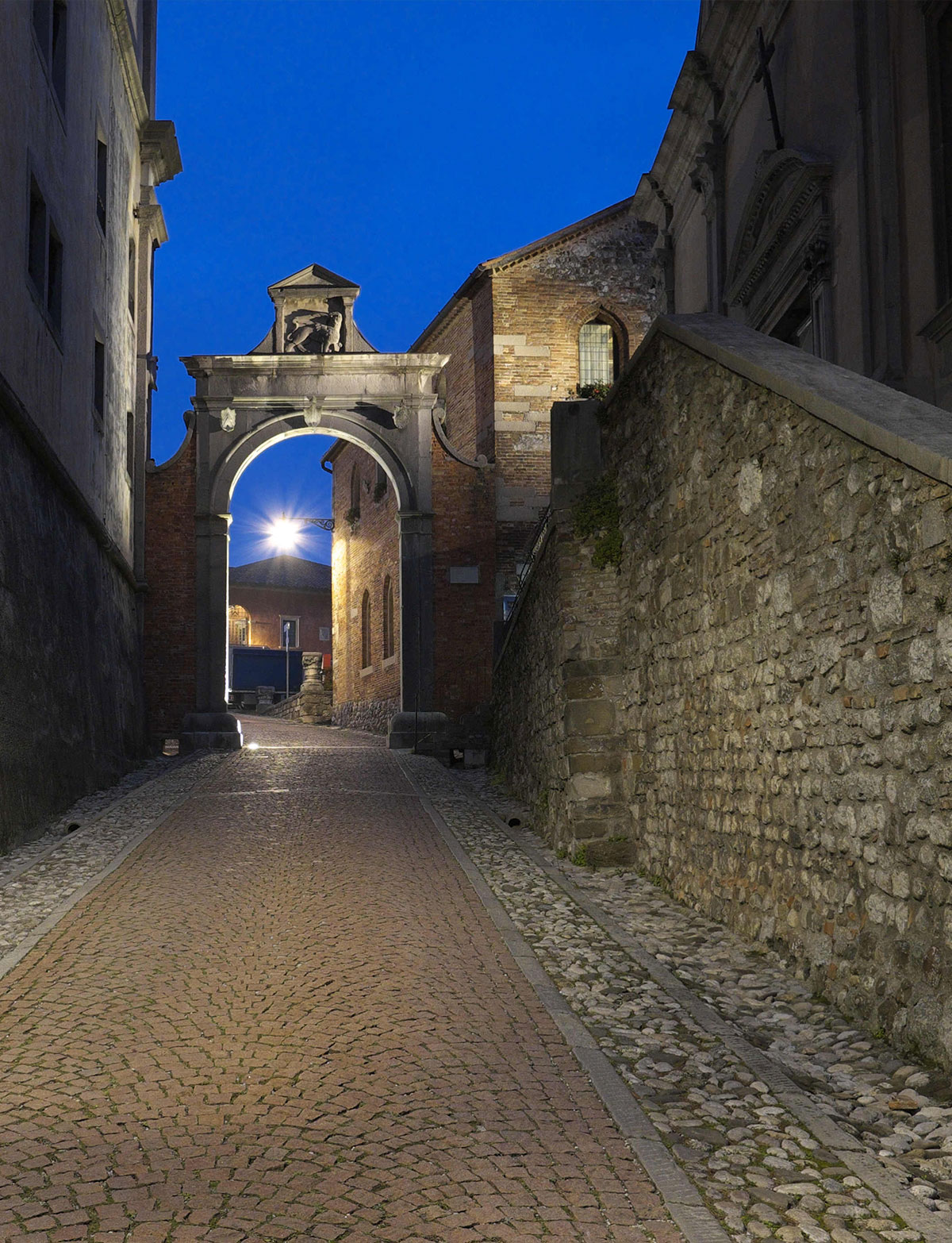 Castle of Udine - The road leading to the Castle